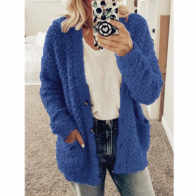 Lauretta - Long Sleeve Cardigan With Pockets