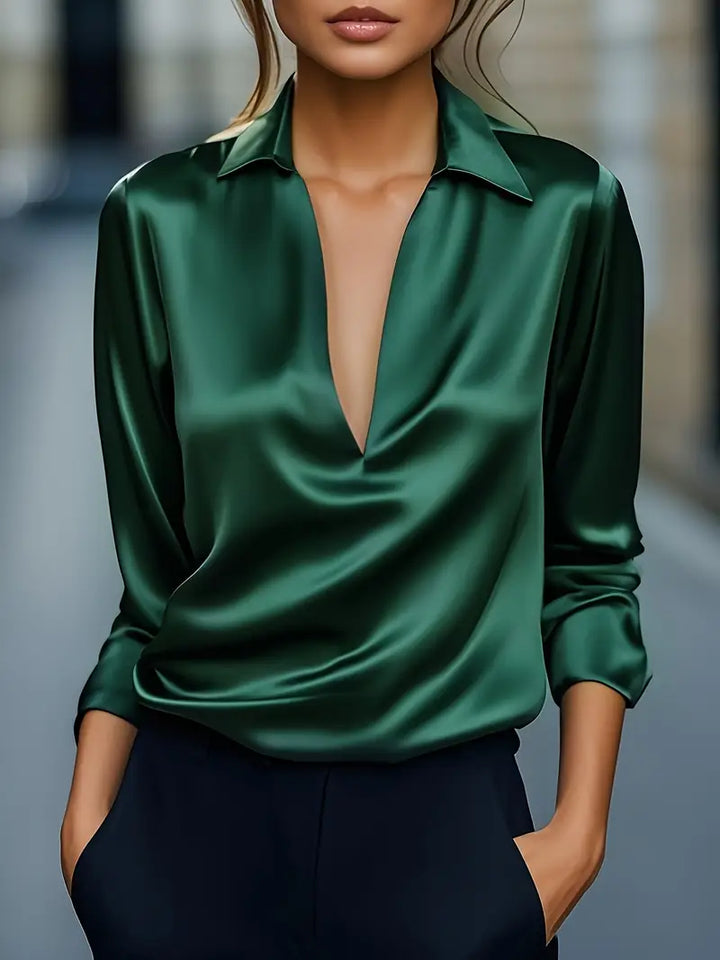 Lianyandra - Premium V-Neck Blouse