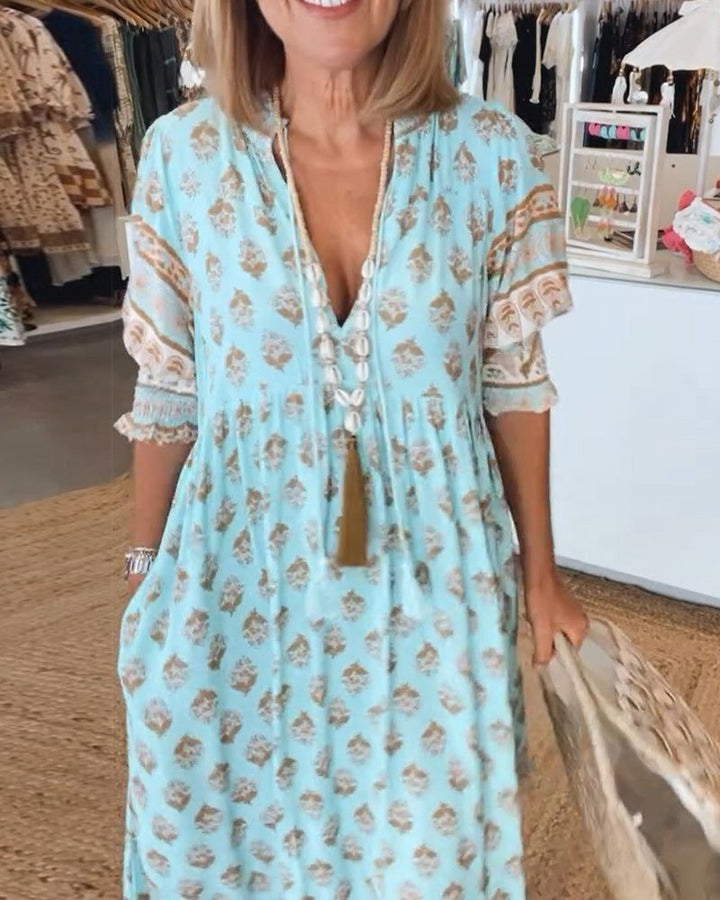 Nailya - Casual Printed Dress