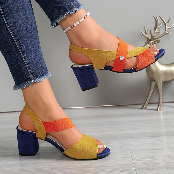 Josien - Comfortable Elastic Strap Sandal