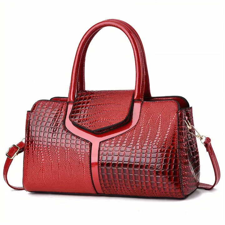 Isolarenna - Handbag With Crocodile Texture