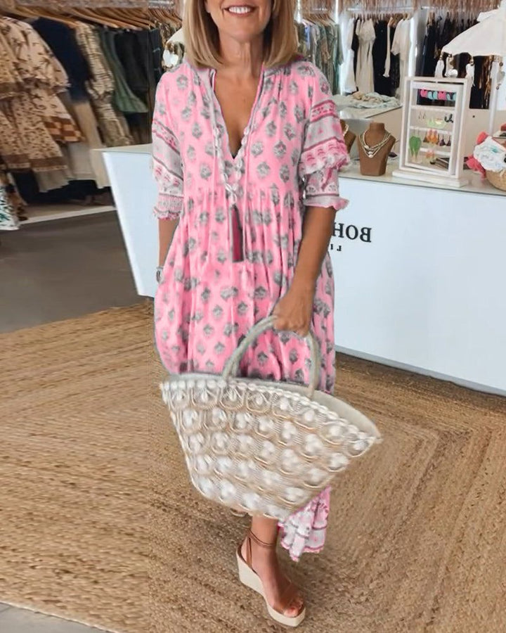 Nailya - Casual Printed Dress