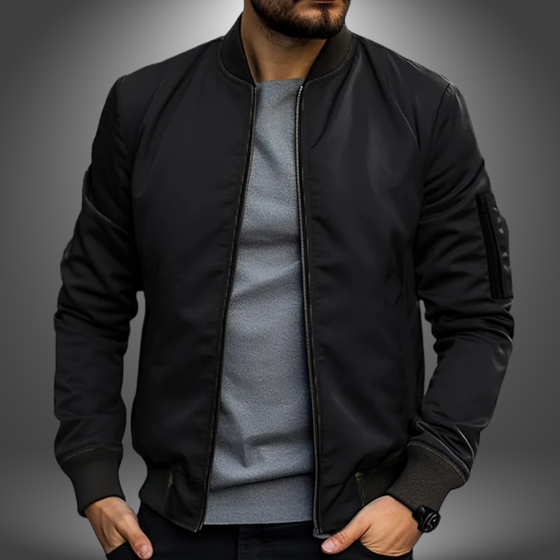 Jeffri - Elegant Bomber Jacket