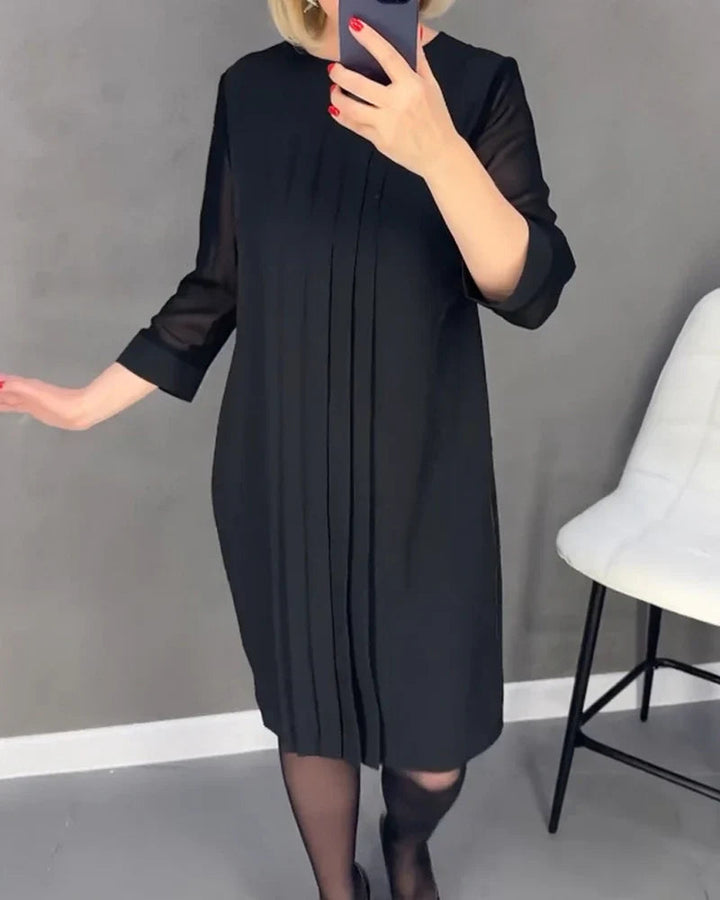 Teona - Elegant Pleated Dress