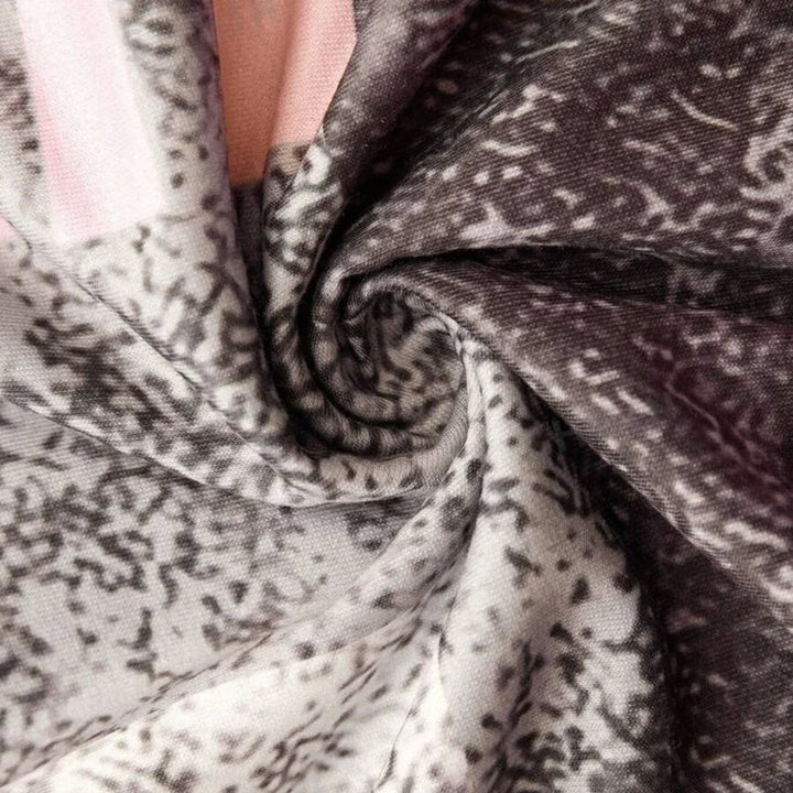 Violeta - Half-Zip Printed Top