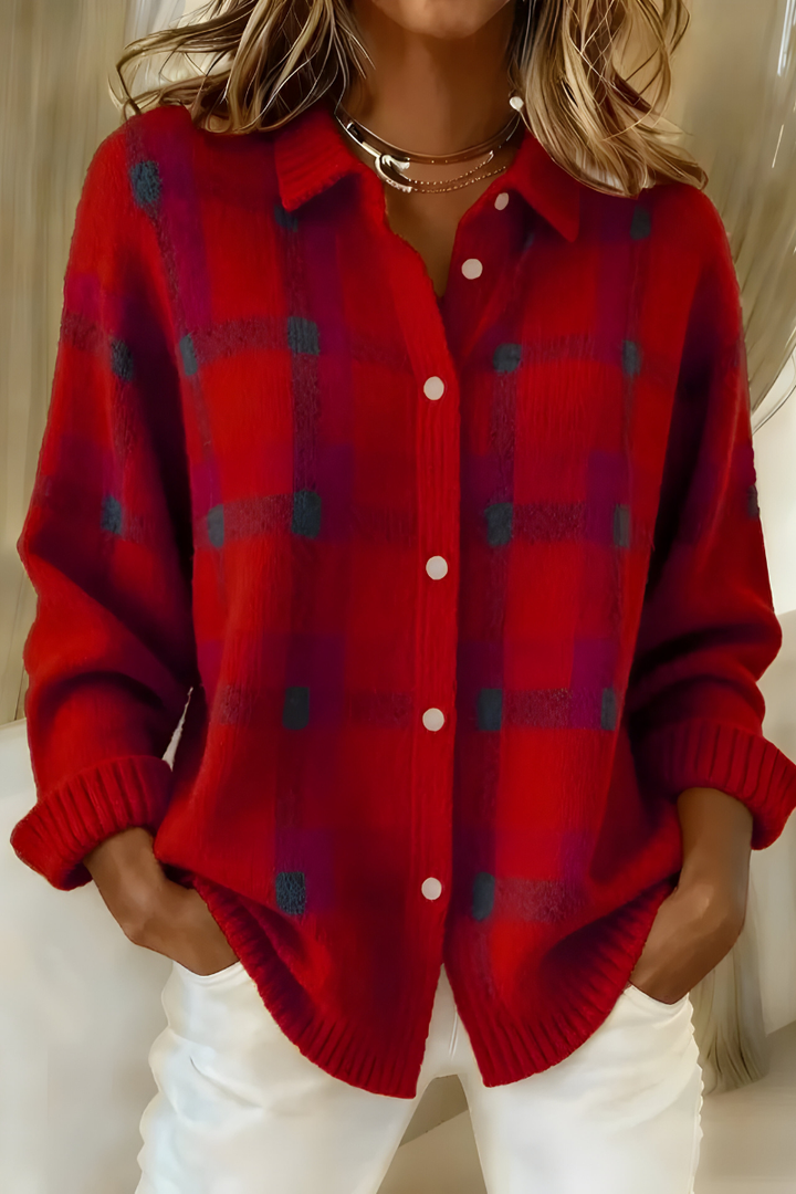 Caelea - Comfort Long Sleeve Cardigan