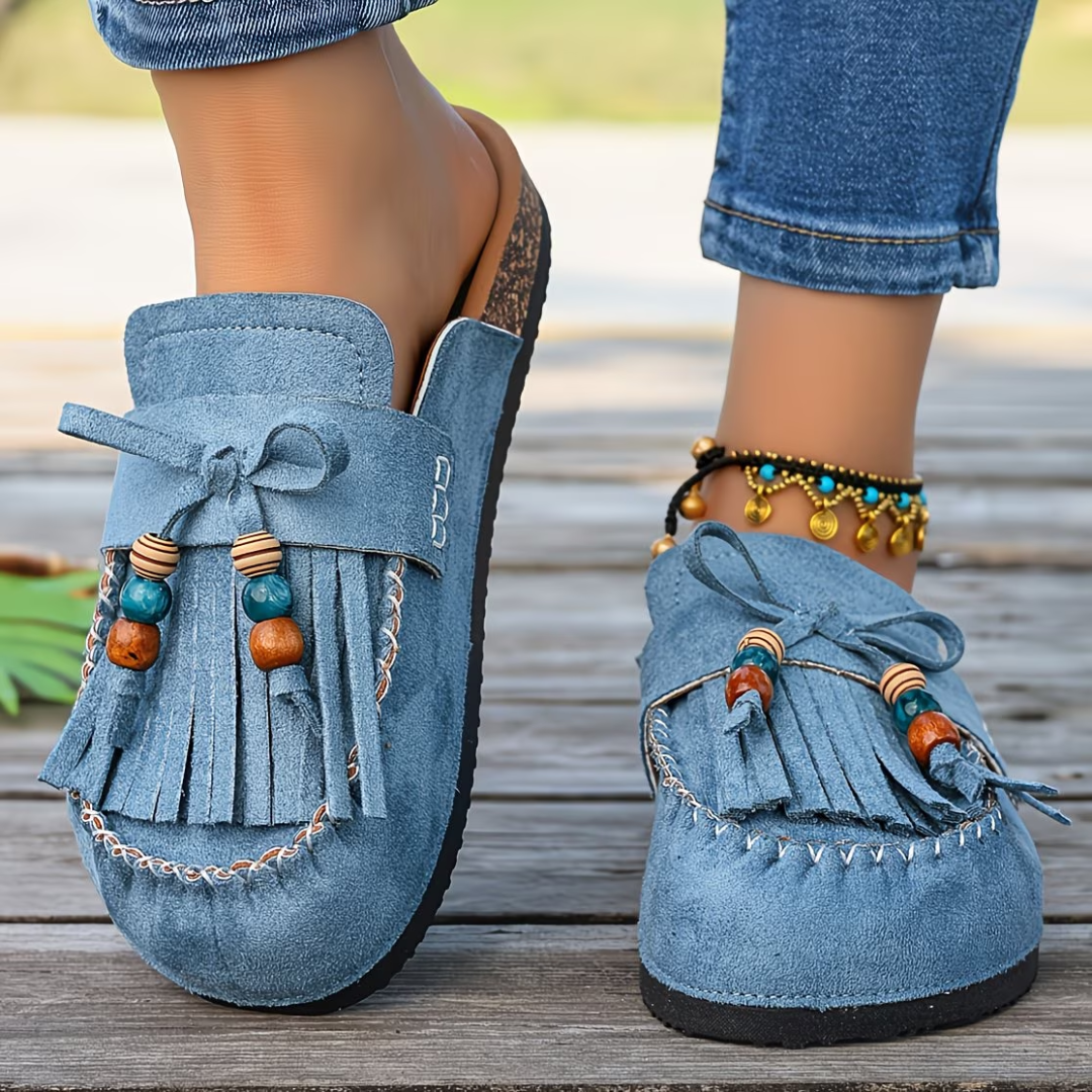 Mehra - Bohemian Suede Moccassins