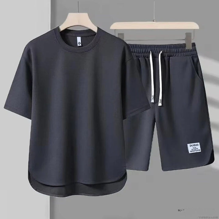 Garry - Casual Short Sleeve Two Piece Set