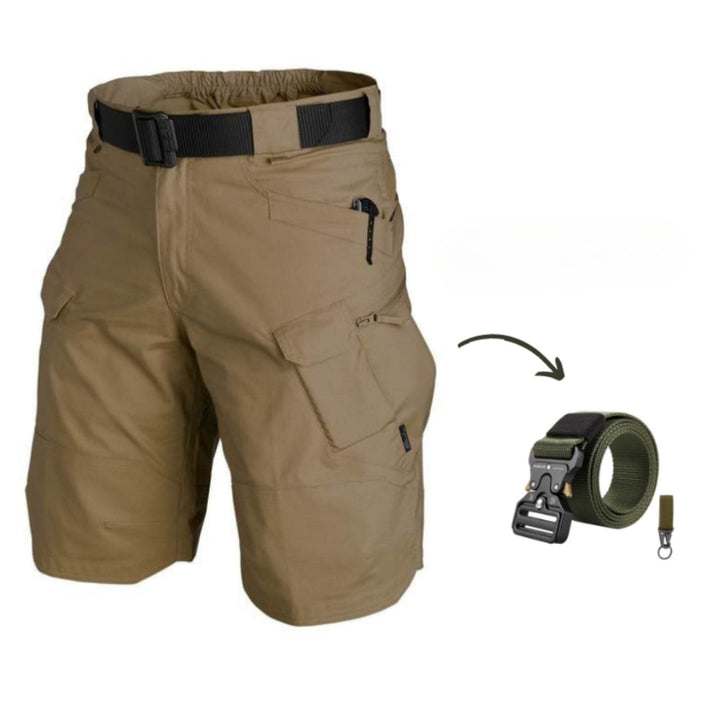Kazuya - Cargo Shorts With 7 Pockets + Free Belt