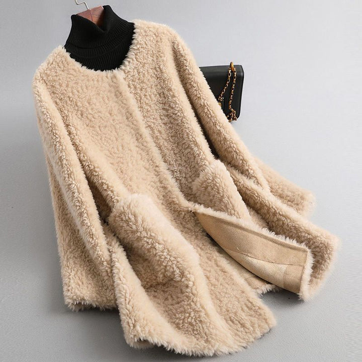 Minette - Elegant Faux Fur Teddy Coat