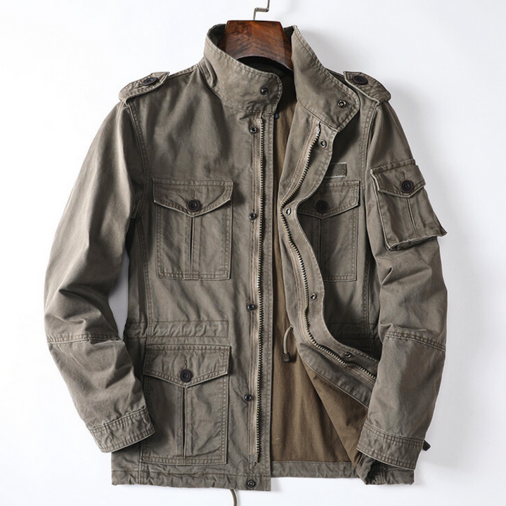 Sergei - Casual Cargo Jacket With Pockets
