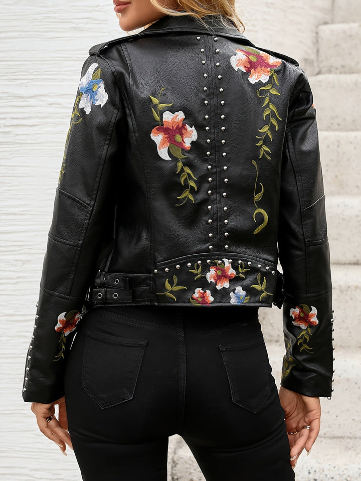 Kalisetta - Floral Print Short Jacket
