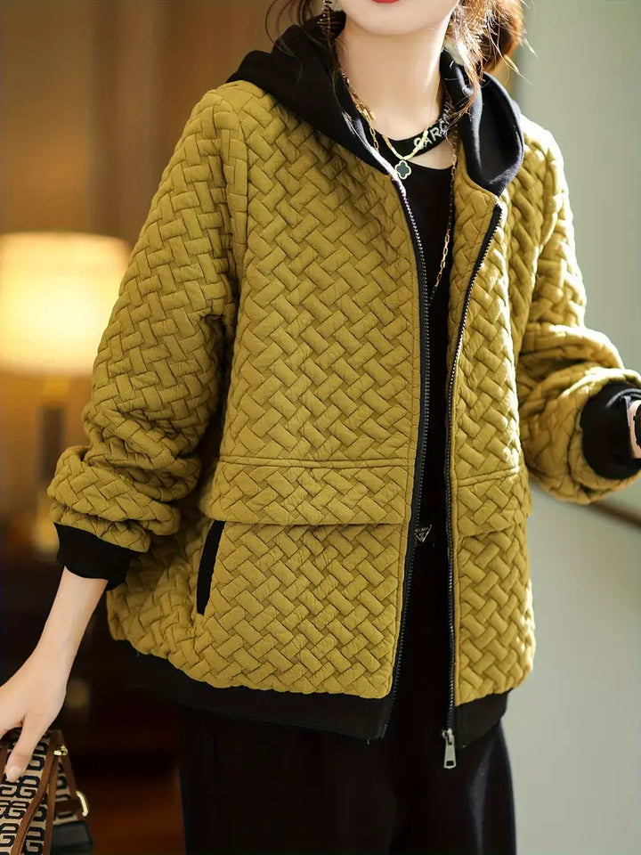 Earnestine - Quilted Hoodie