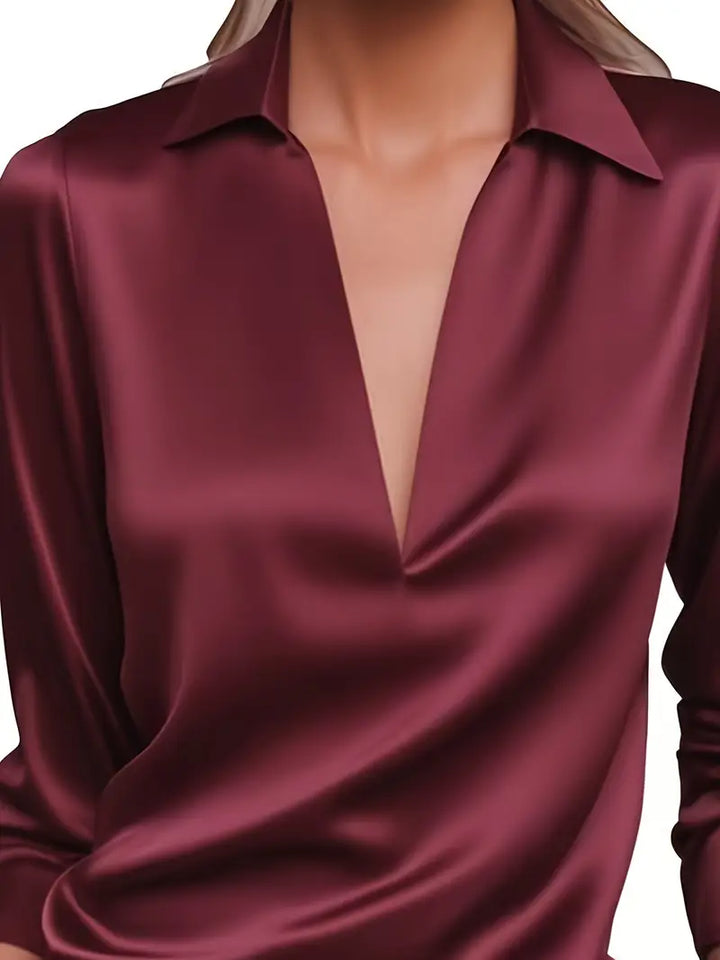 Lianyandra - Premium V-Neck Blouse