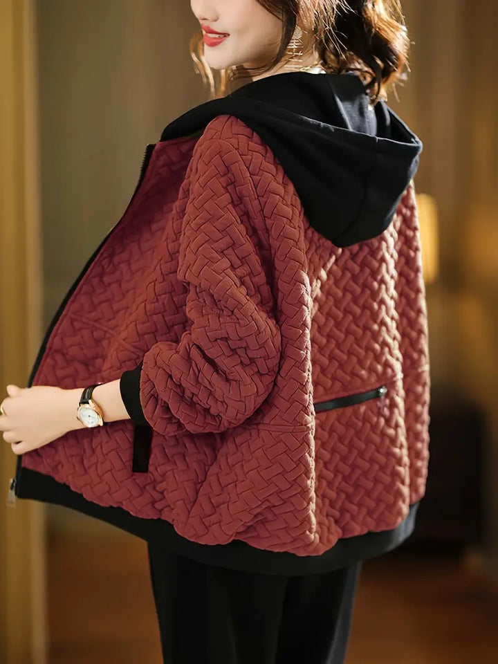 Earnestine - Quilted Hoodie