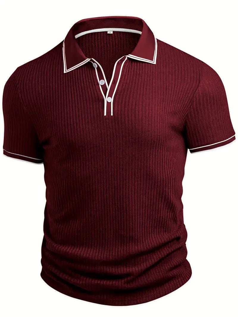 Orestis - Elegant Short Sleeve Polo Shirt