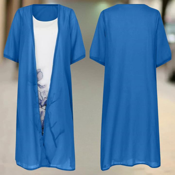 Nasira - Roud Neck Long Cotton Dress