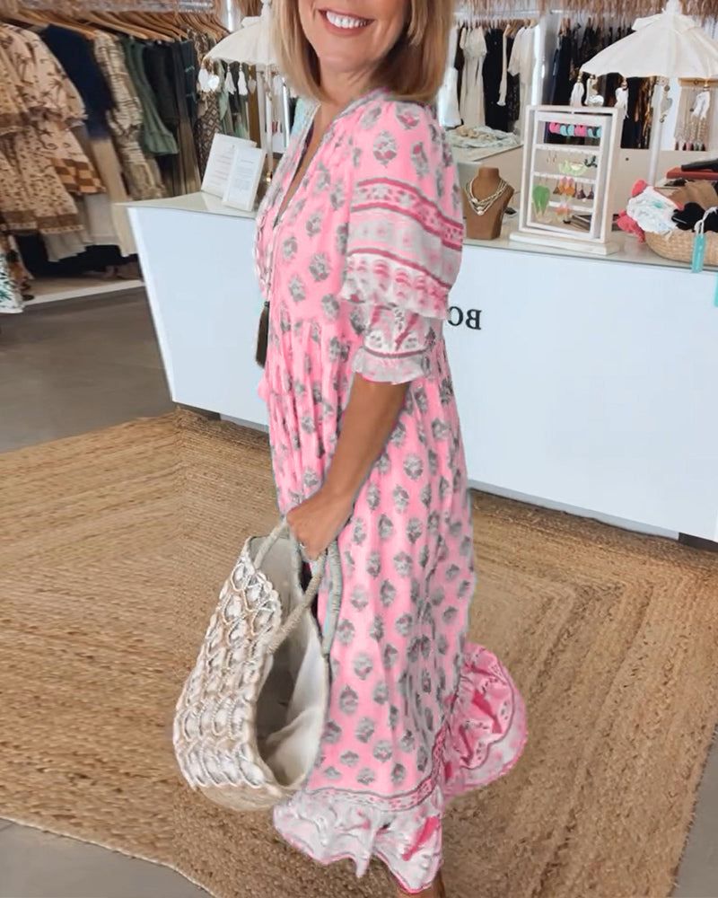 Nailya - Casual Printed Dress