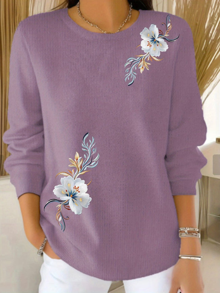 Adelurella - Elegant Long Sleeve Sweater