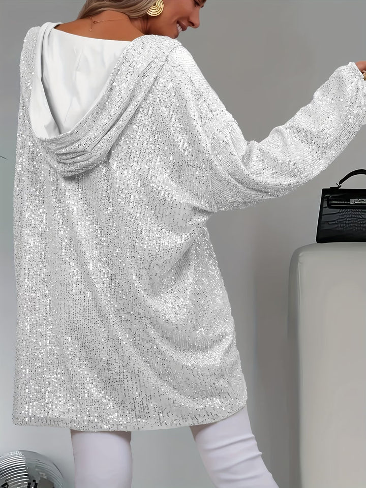 Jasmella - Long Sleeve Hooded Top