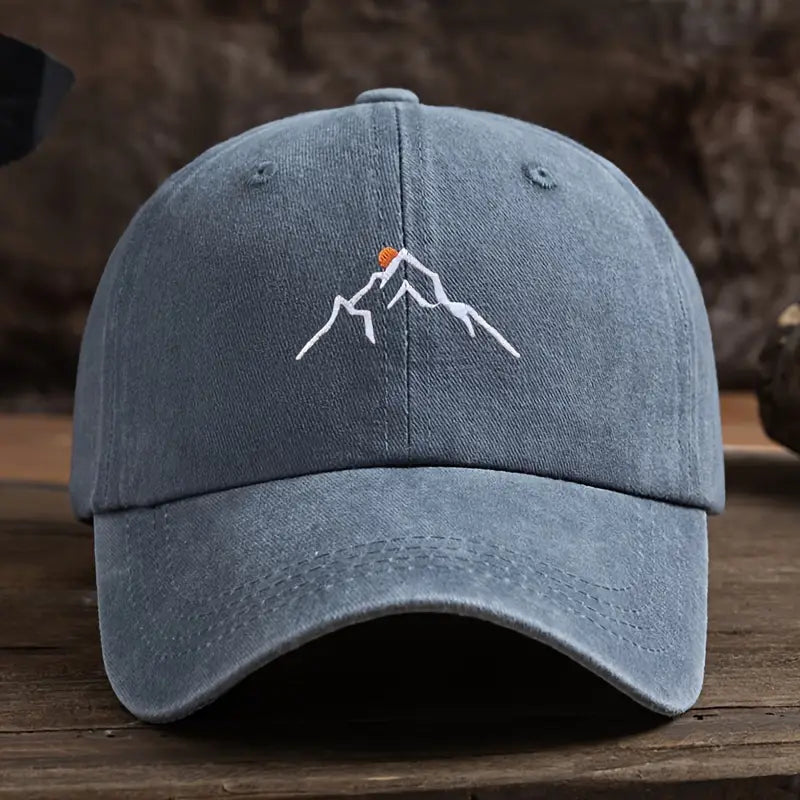 Ermil - Embroidered Mountain Peak Baseball Cap