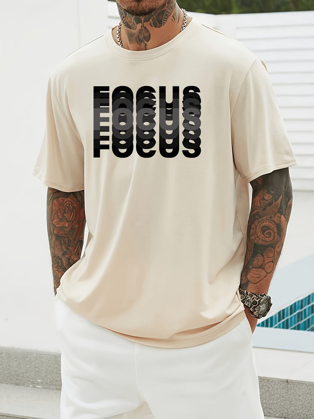 Focus – Stylish T-Shirt With Effect Design