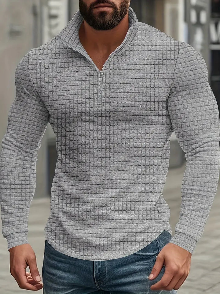 Jarryd - Long Sleeve Sweatshirt With Half Zipper