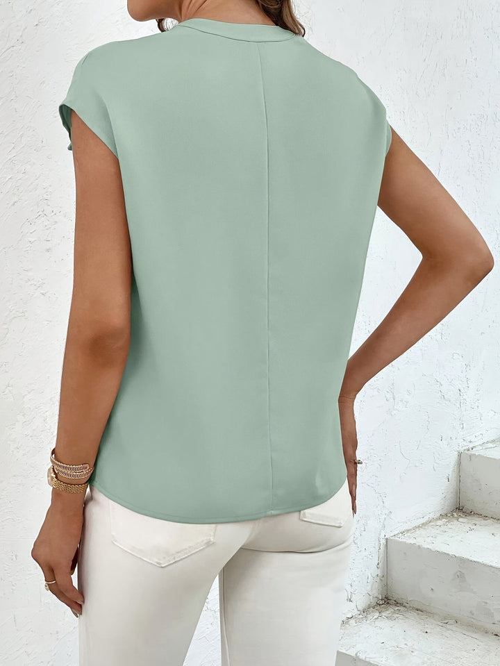 Marquita - Summer Casual Short Sleeve Shirt With Pockets