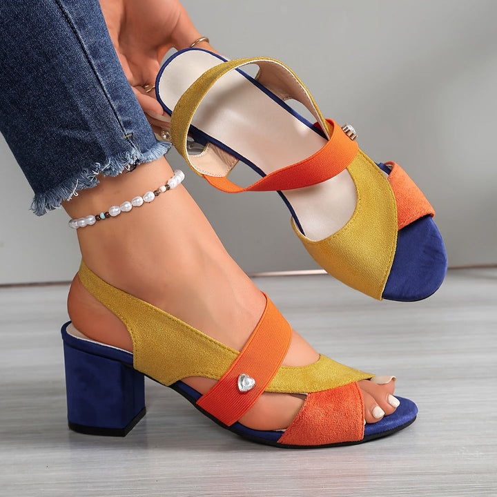 Josien - Comfortable Elastic Strap Sandal
