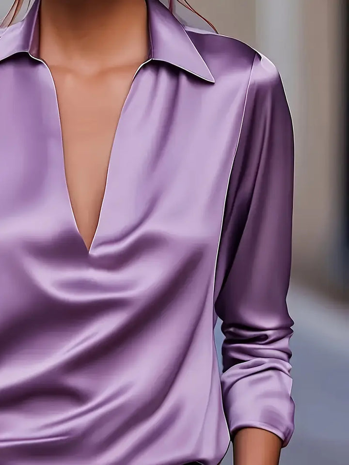 Nadene - Premium V-Neck Blouse