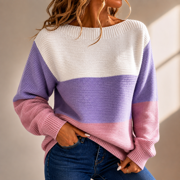 Delina - Elegant Oversize Knitted Sweater