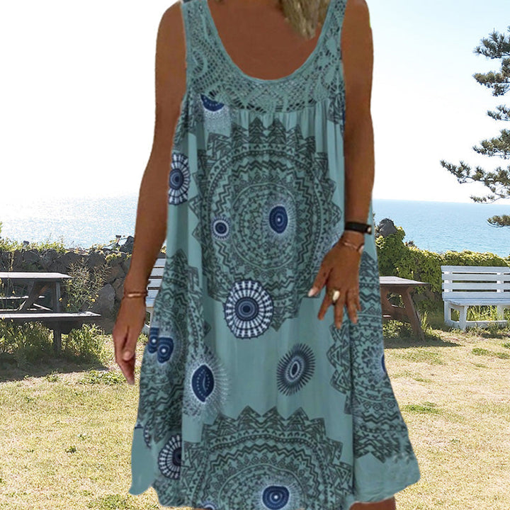 Paduch - Casual Summer Sleeveless Dress With Print