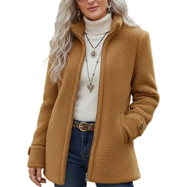 Raffora - Casual Jacket With Stand Up Collar