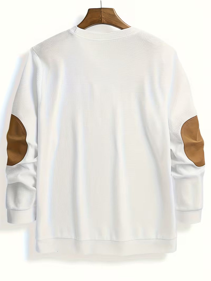 Apexcore - Casual Waffle Knit Sweatshirt