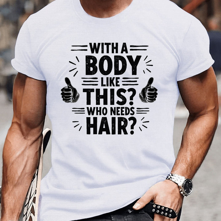 Hairy – Stylish T-Shirt With Short Sleeve