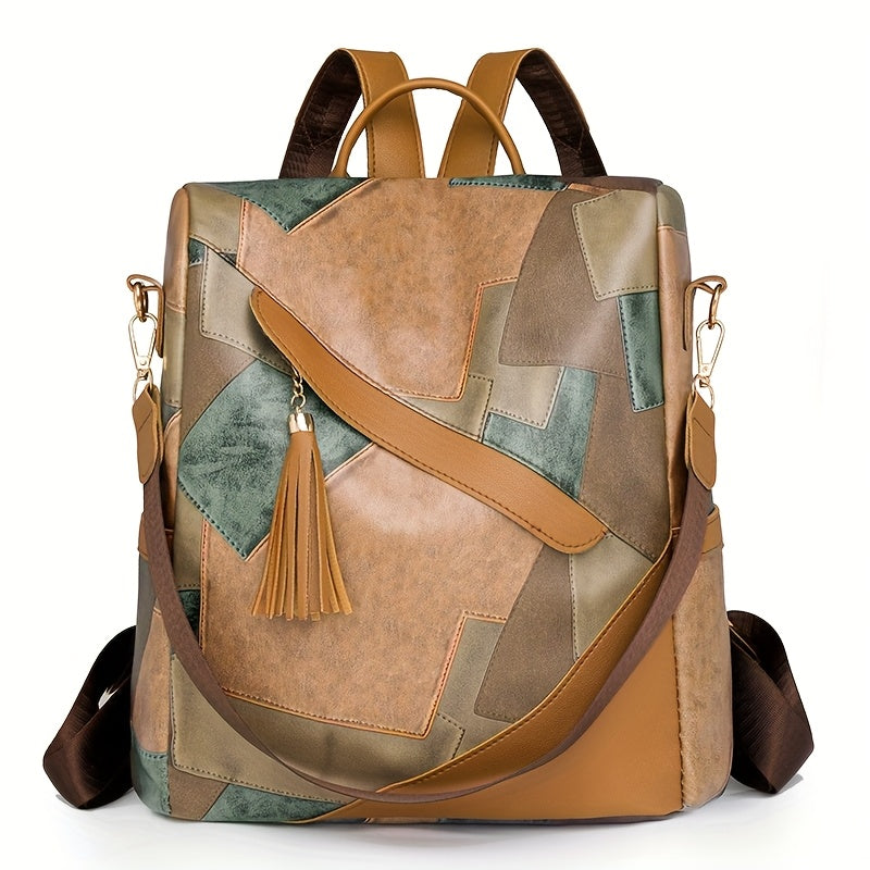 Stratosflex - Checkered Anti-Theft Backpack