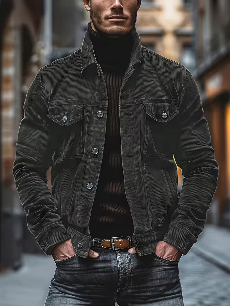 Fluxgrid - Corduroy Jacket With Multiple Pockets