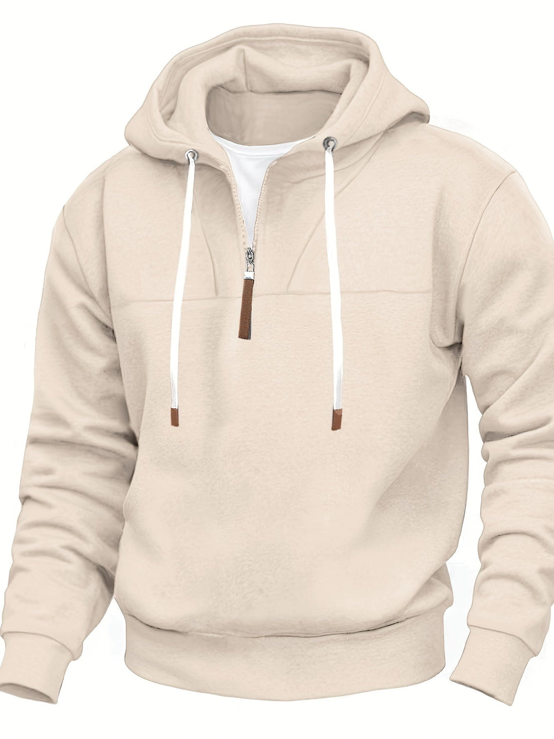 Kolton - Hooded Sweatshirt with Half Zipper