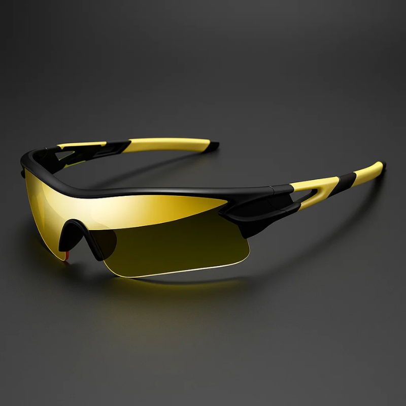 Orionflex - Mirrored Wraparound Sports Cycling Sunglasses