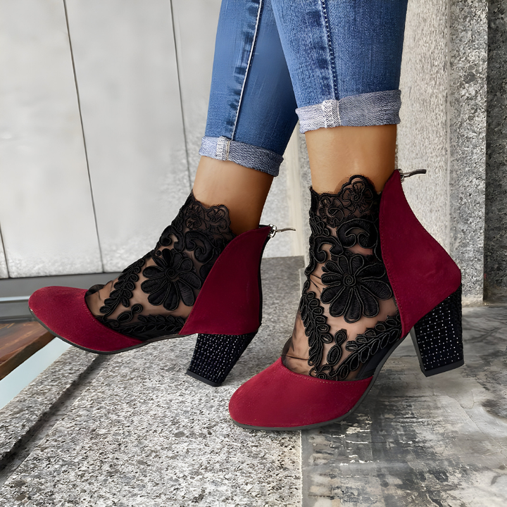 Elizaveta - Orthopedic Floral Pattern Shoes