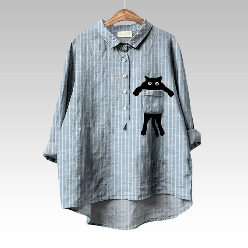 Helga - Classic Floral Blouses