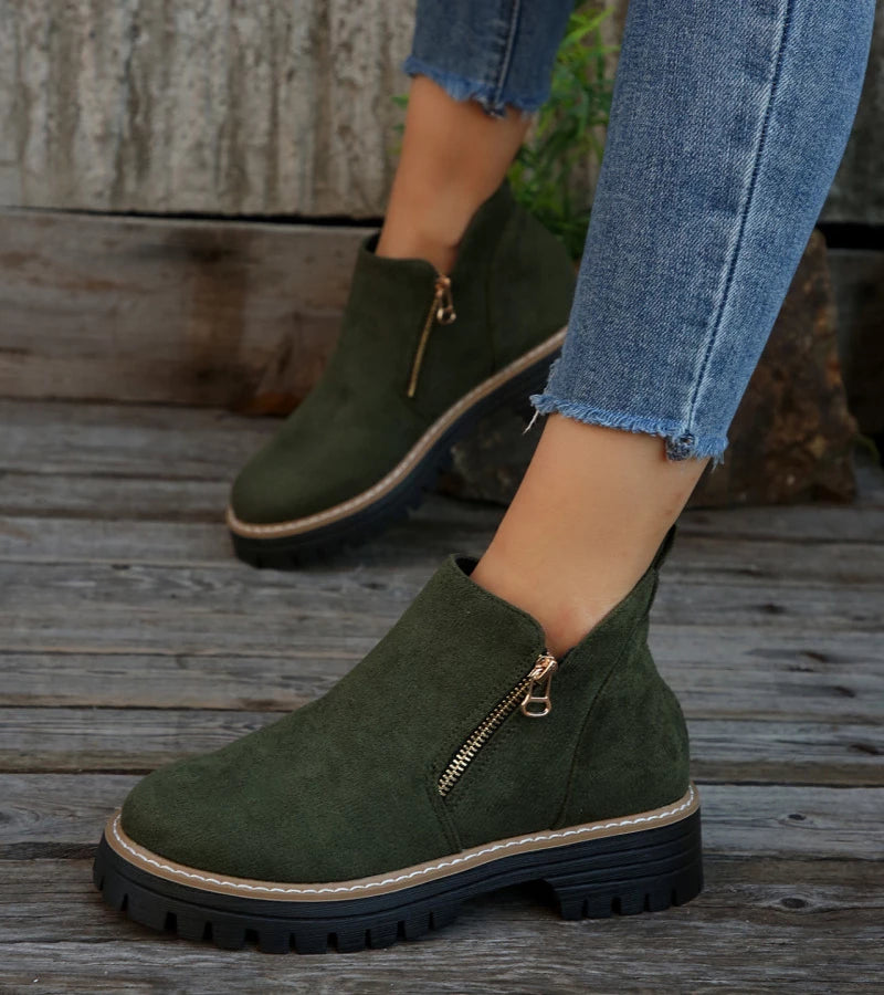 Idalisora - Orthopedic Side Zipper Boot