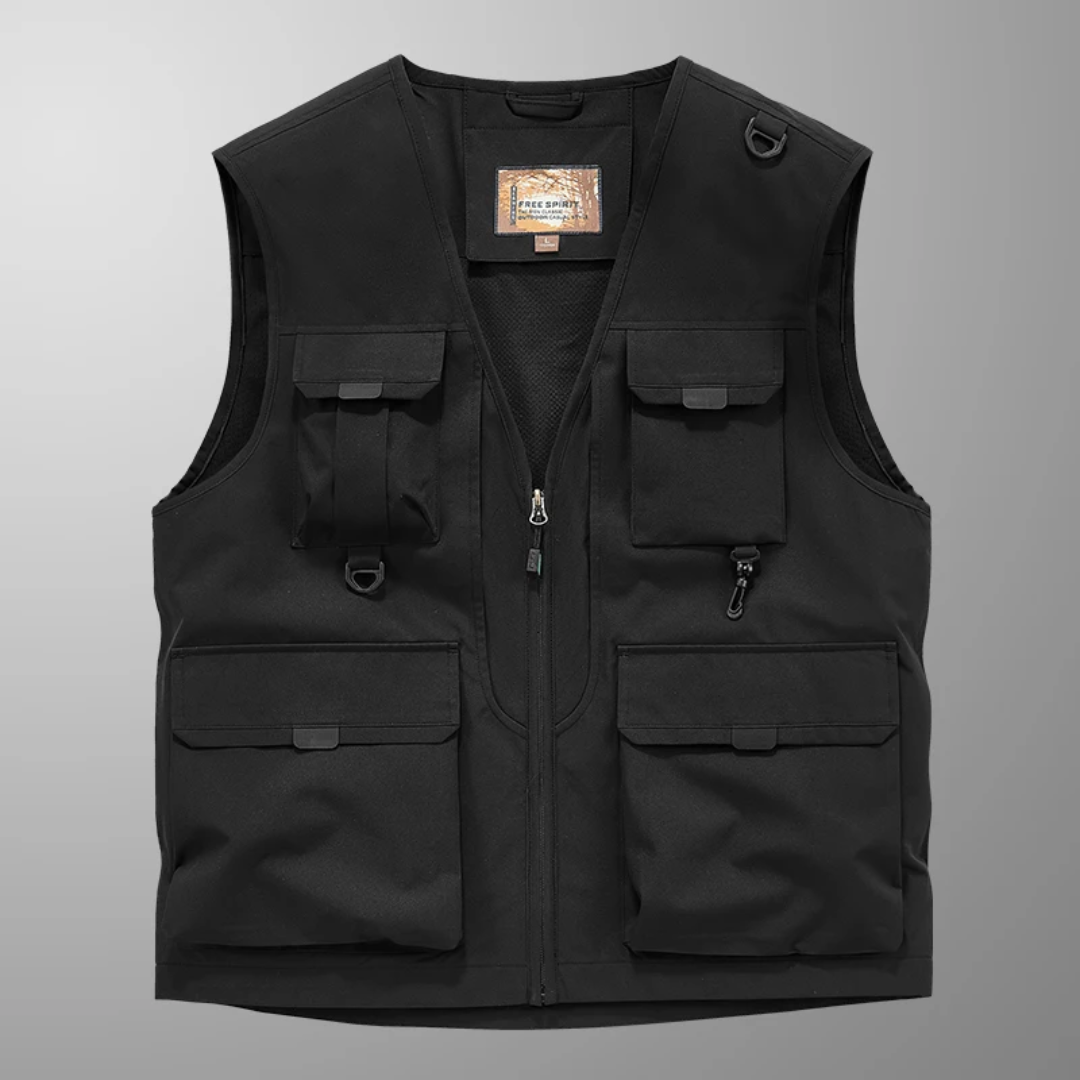 Mose - Breathable Multi Pocket Cargo Vest
