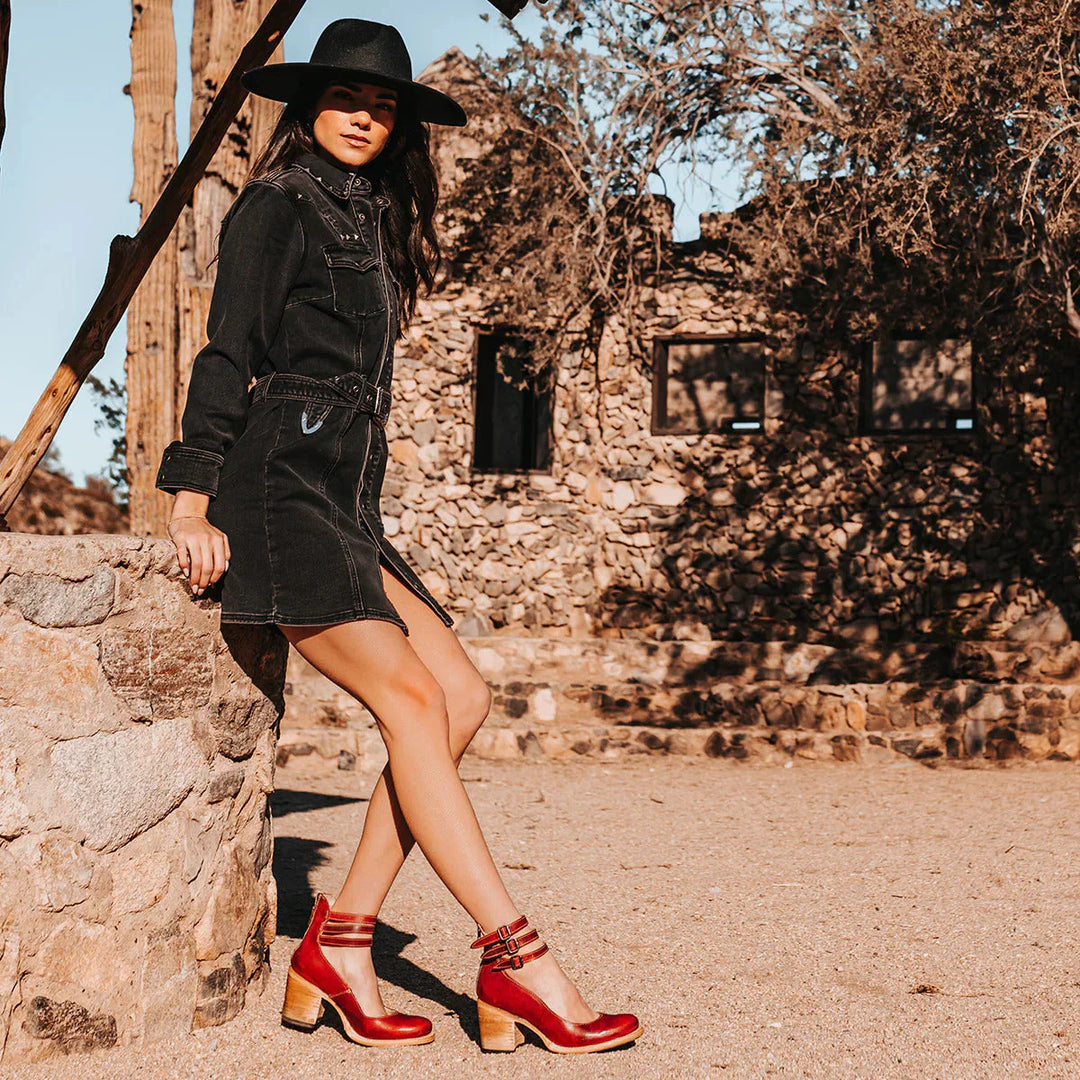 Steffie – Wooden High Heels