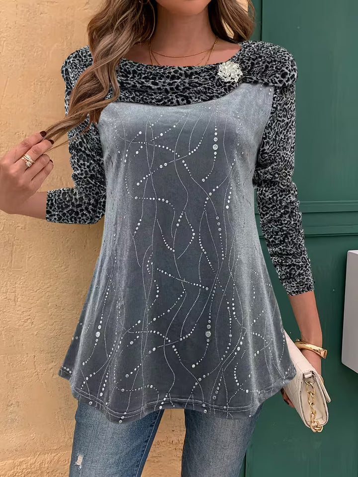 Leonana - Elegant Long Sleeve Top