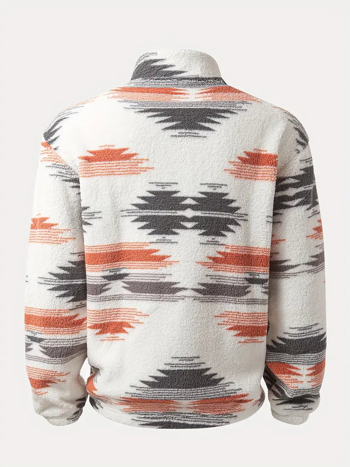 Clinton - Half Zipper And Stand Collar Sweatshirt