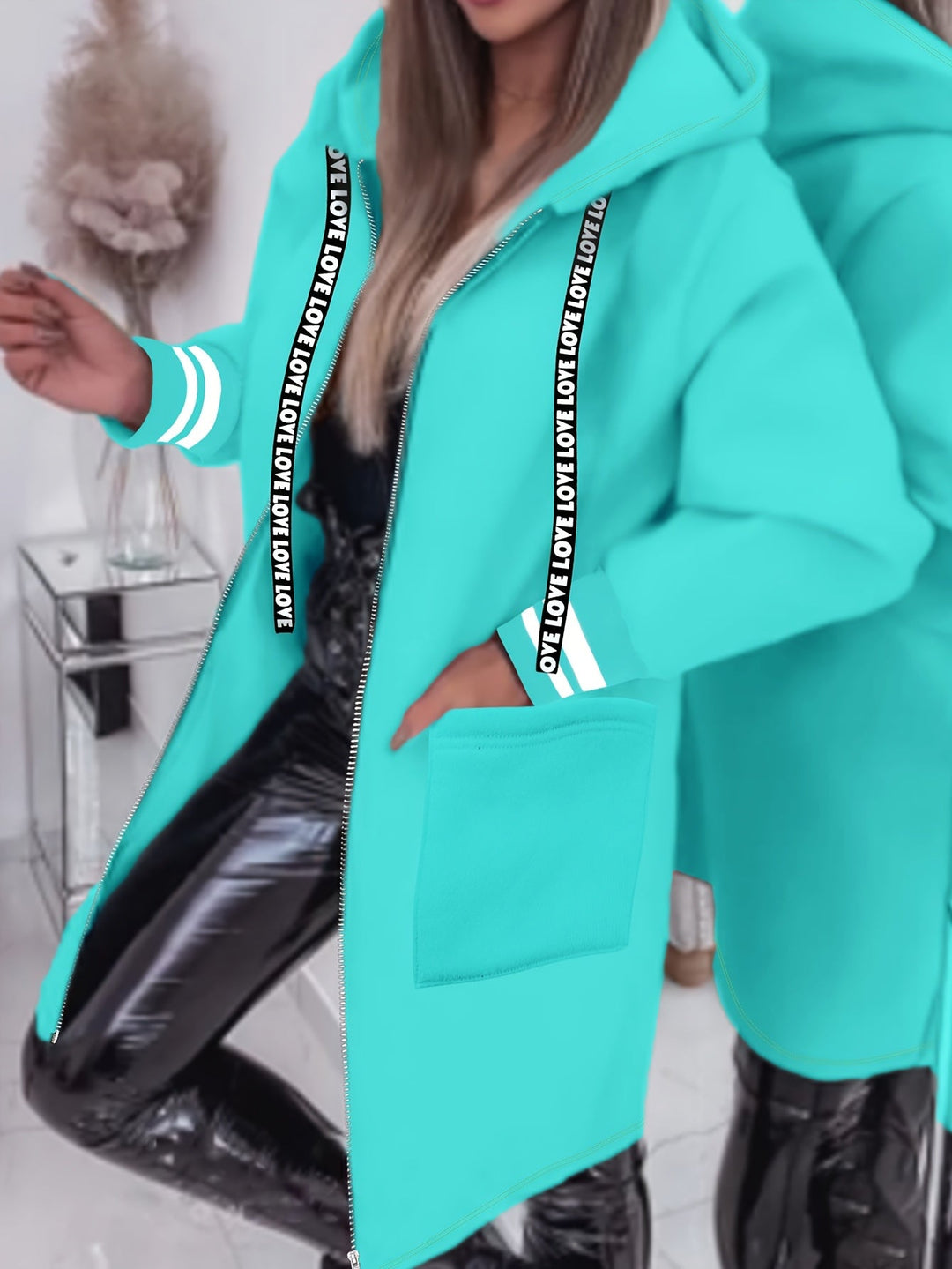 Nicola - Long Sleeve Jacket With Side Pockets