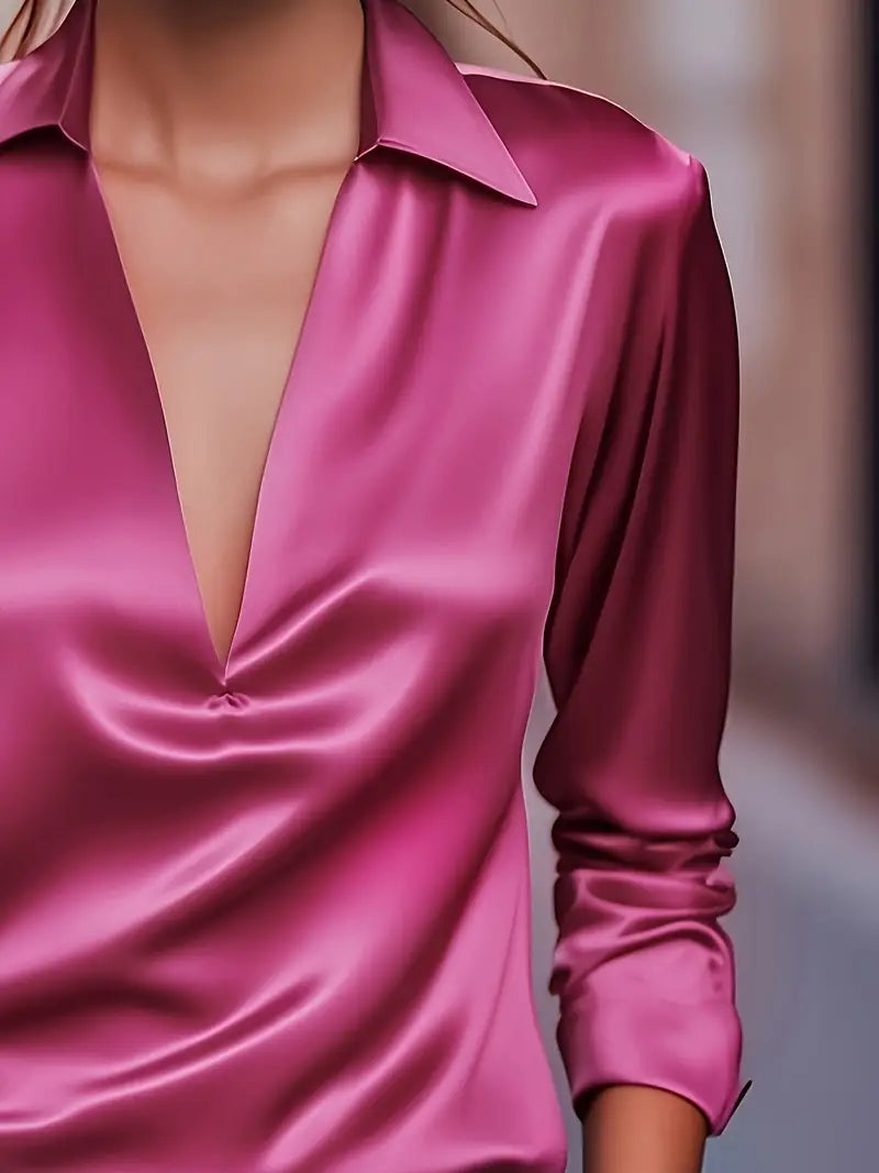 Lianyandra - Premium V-Neck Blouse
