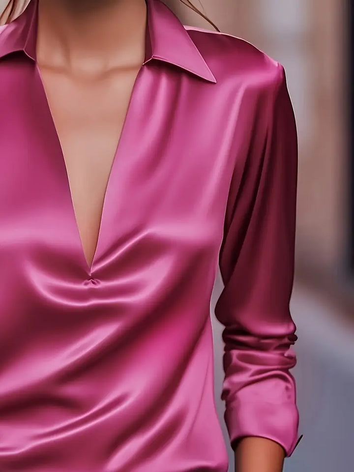 Lianyandra - Premium V-Neck Blouse