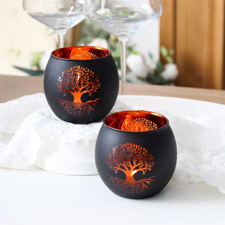 GlowRoot - Tree of Life Candle Holder Set